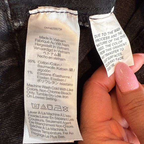 Madewell Women's Charcoal Curvy Perfect Vintage Straight Jeans Size 33 - Picture 3 of 14